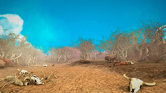 Cícera enfrentando la sequía en el sertão — ARIDA: Backland's Awakening